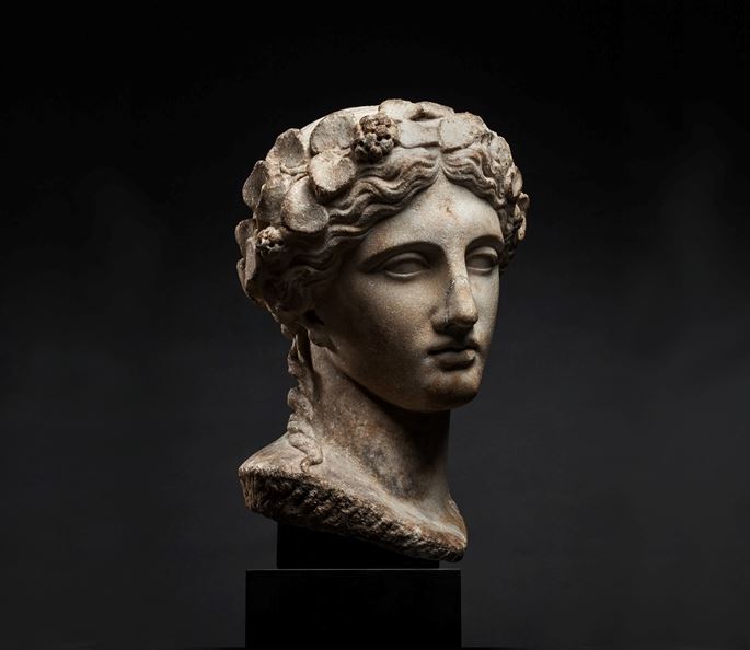 Head of Dionysus Crowned with Ivy Wreath | MasterArt